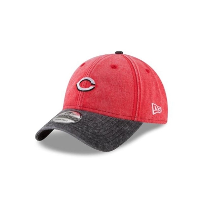 Cincinnati Reds Gorra | New Era MLB Rugged Canvas 9twenty Adjustable Cap Mexico - Rojos